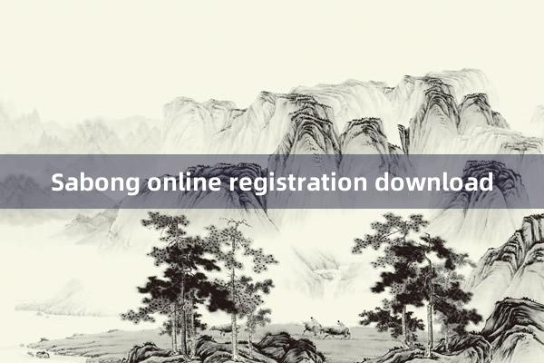 Sabong online registration download