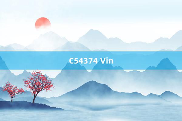 C54374 Vin