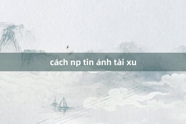 cách np tin ánh tài xu