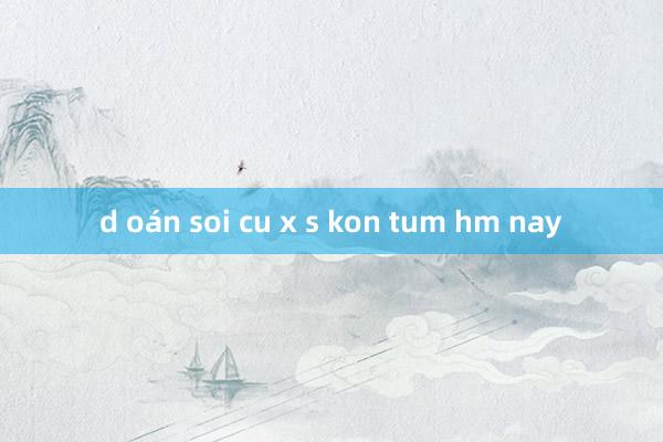 d oán soi cu x s kon tum hm nay