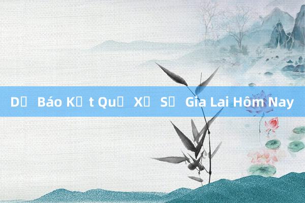 Dự Báo Kết Quả Xổ Số Gia Lai Hôm Nay